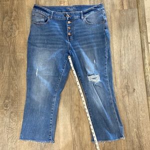 Maurices cropped capri jeans